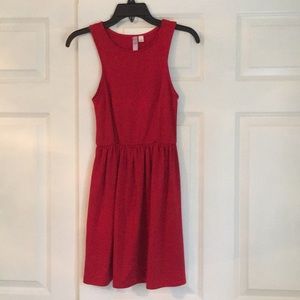 Simple red kids dress